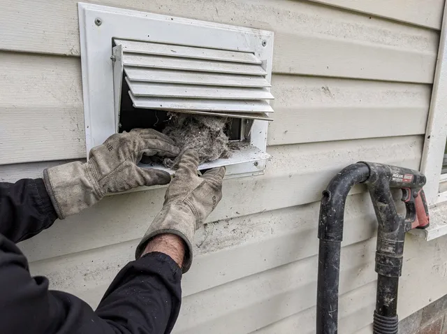 Dryer Exhaust Vent Cleaning in Seymour