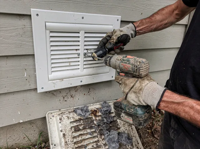 Dryer Vent Cover Replacement in Seymour