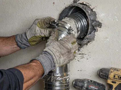 Dryer Vent Hose Installation in Seymour