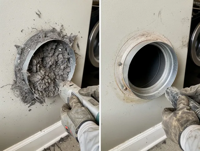 Professional clogged vent cleaning by Seymour Dryer Vent Cleaning in Seymour