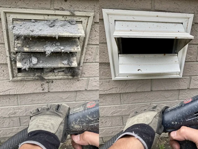 Professional dryer exhaust vent cleaning by Seymour Dryer Vent Cleaning in Seymour